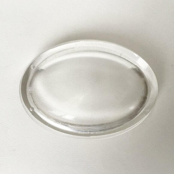 Acrylic Oval Tai Mei Ribbed Thick Chunky Trinket Soap Dish - Picture 5 of 7